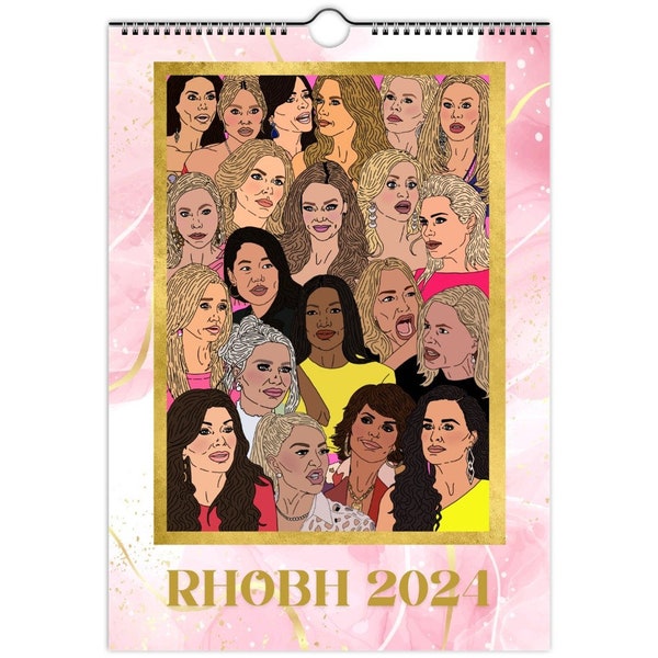 Housewives Calendar Etsy