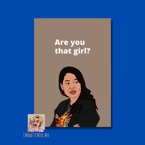 Are You That Girl? Crystal Minkoff RHOBH Matte Poster