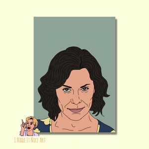 RHONY Luann Mugshot Matte Poster