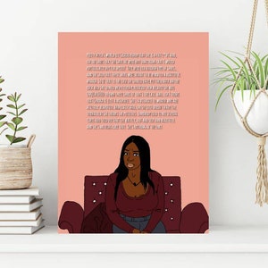 Old Maiden Shoes Monologue - Tiffany "New York" Pollard CBBUK Matte Poster