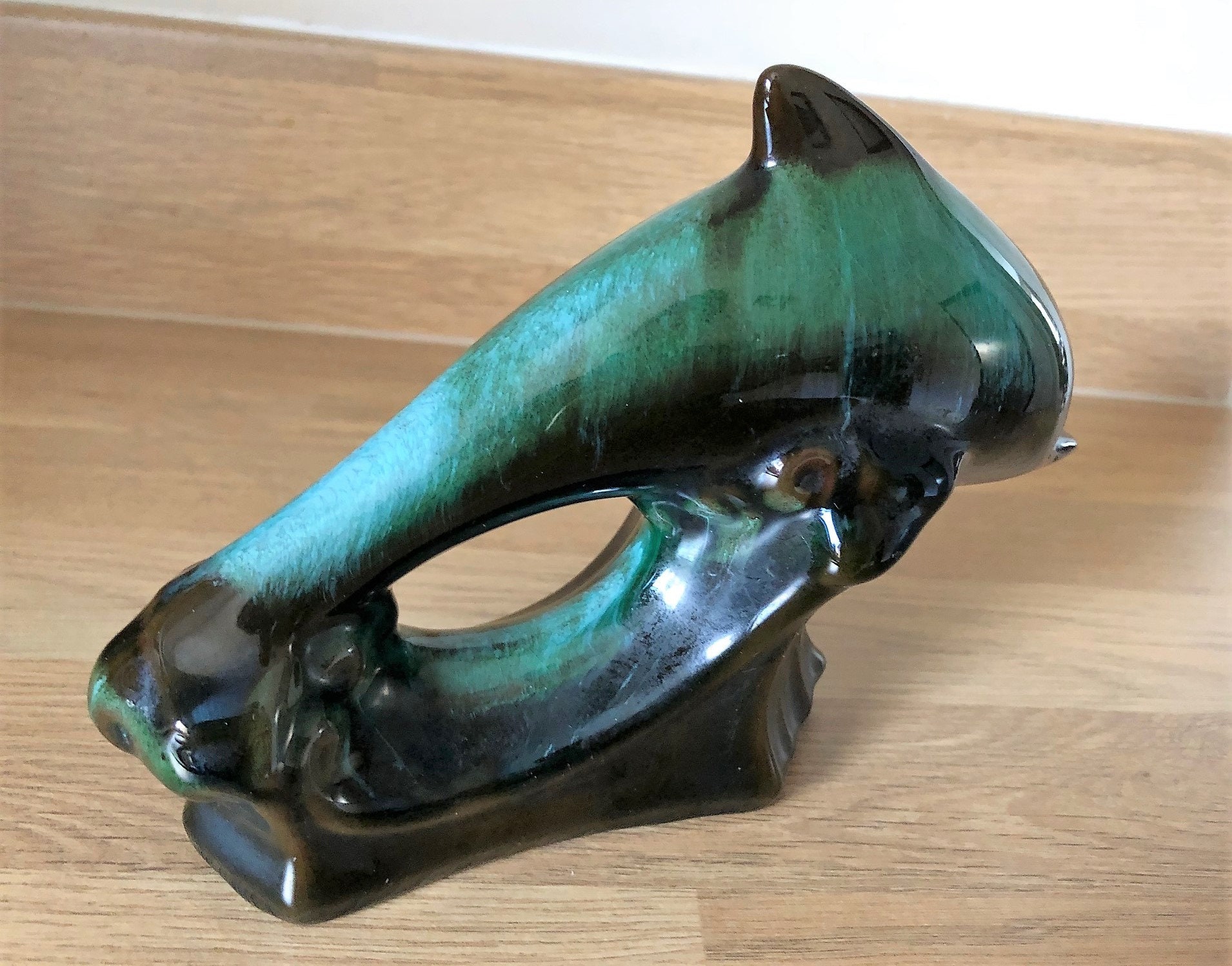 Canadian Blue Mountain Pottery Dolphin. Vintage 1970's. | Etsy
