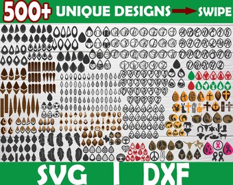 Earring Svg Bundle Etsy