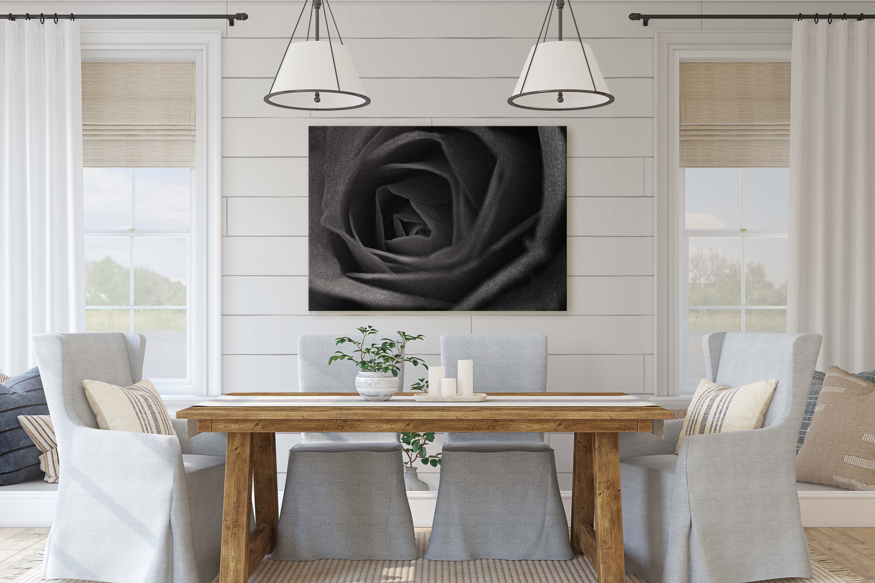 Black Rose Art Black Rose Wall Art Digital Download Black Rose Dark