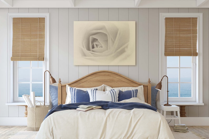 Gicl\u00e9e Fine Art Print Sepia Rose Sepia Floral Wall Art Sepia Rose Print Yellow Rose Antique Style Sepia Rose Rose