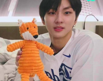 Enhypen Fox Plushie | Sunoo Corduroy Toy (Pre-order)