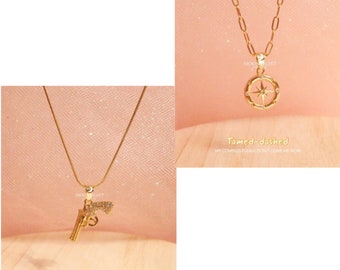 【LOWOOL】Small Pignose Chain Necklace〜ENHYPEN着用★韓国発 O1CN01mQzyc91YOUaQUGNHk_!!