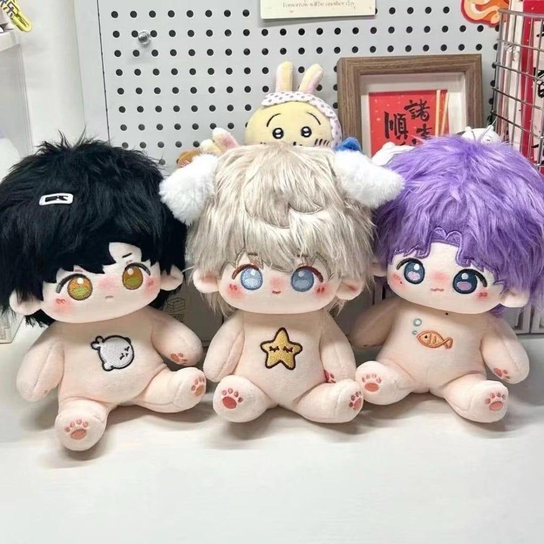 Evelyn 2025 Cute Love And Deepspace Caleb 10CM Plush Doll Printed Body Stuffed Toy Xia Yi Zhou Mini Cotton Doll With Hat Dress Up Cotton Toys Cosplay Pendant Keychain Birthday Gift I.1051233445