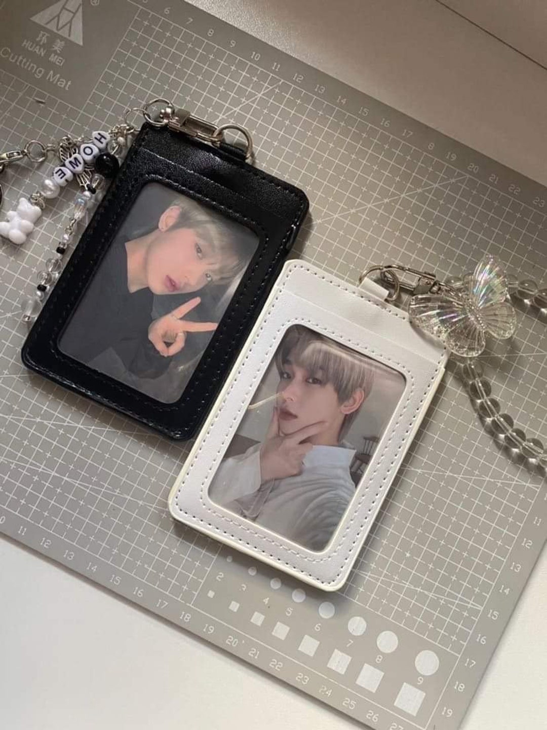 Photocard Leather ID Case Holder Synthetic Leather Case Kpop