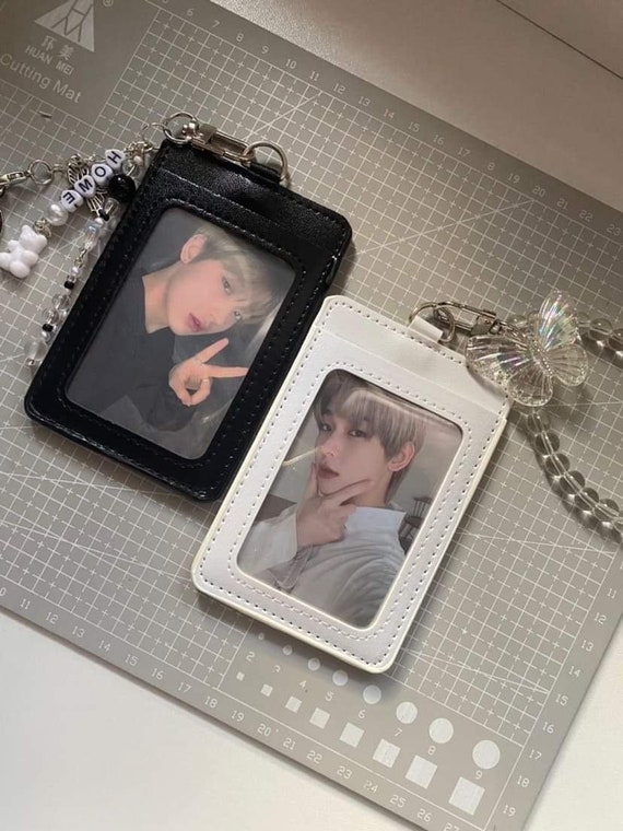 Photocard Leather ID Case Holder Synthetic Leather Case - Etsy