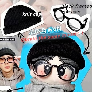 Peluche de Jungwon Enhypen hecho por fans / Muñeco Kpop de 10 cm