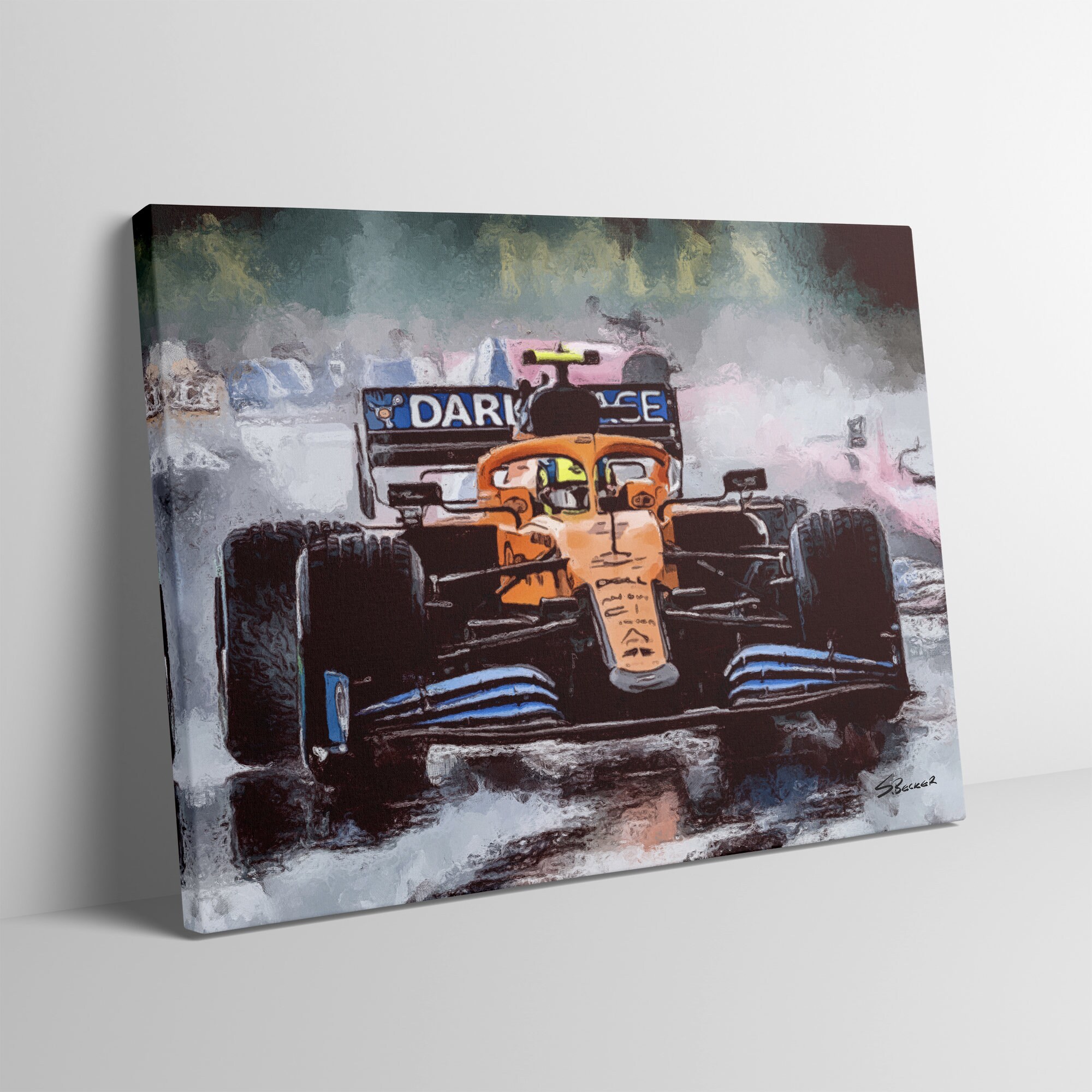 LANDO NORRIS Mclaren F1 Formula One Fine Art Limited Edition | Etsy