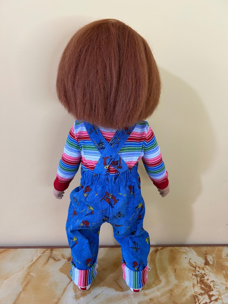 Lalka Chucky w naturalnej wielkości (A) - Chucky Prop 1:1 - Custom Good Guys zdjęcie 9