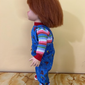 Lalka Chucky w naturalnej wielkości (A) - Chucky Prop 1:1 - Custom Good Guys zdjęcie 8