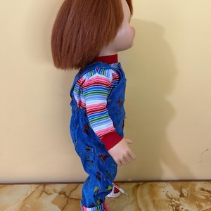 Lalka Chucky w naturalnej wielkości (A) - Chucky Prop 1:1 - Custom Good Guys zdjęcie 7