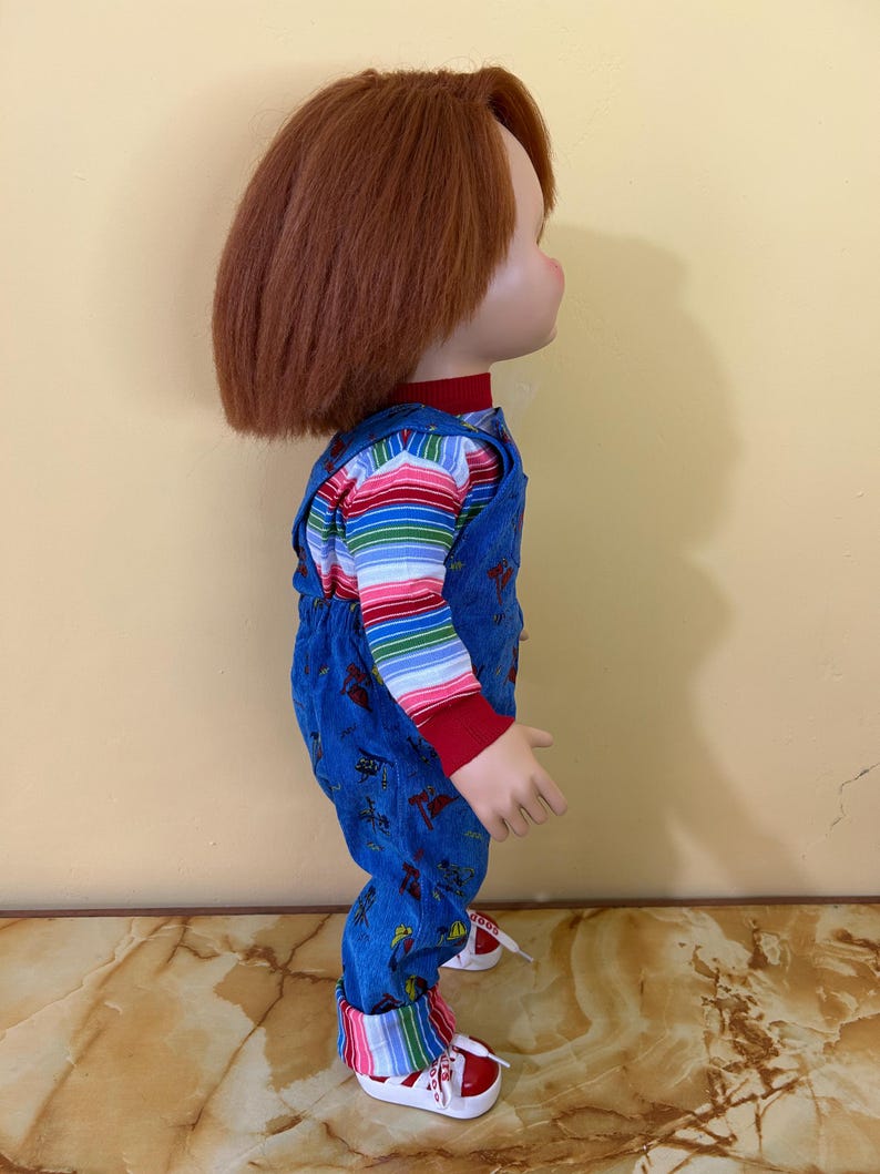 Lalka Chucky w naturalnej wielkości (A) - Chucky Prop 1:1 - Custom Good Guys zdjęcie 7