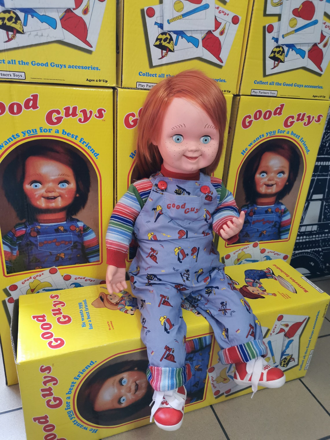 Chucky Doll Life Size Good Guys Doll Etsy
