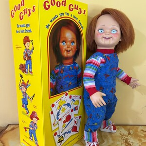 Lalka Chucky w naturalnej wielkości (A) - Chucky Prop 1:1 - Custom Good Guys zdjęcie 10