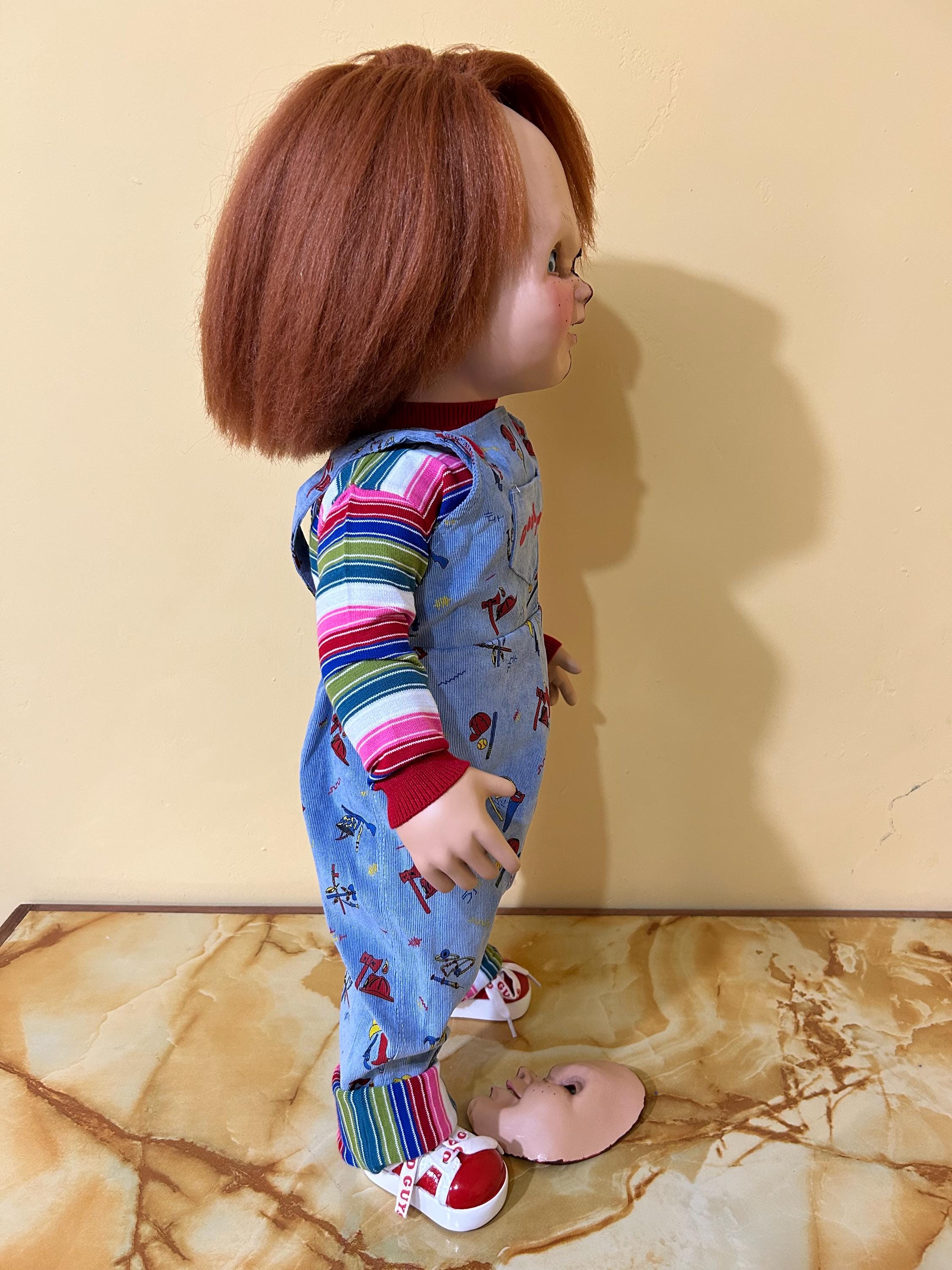 等身大 ピザフェイス チャッキー プロップ レプリカ フィギュア Amazon.co.jp: チャッキー 15incフィギュア PIZZA FACE CHUCKY