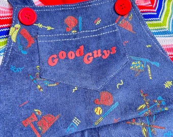 【チャッキー】 JEANS オーバーオール USA製 チャッキーのオーバーオールと濃紺のセーター - Etsy 日本