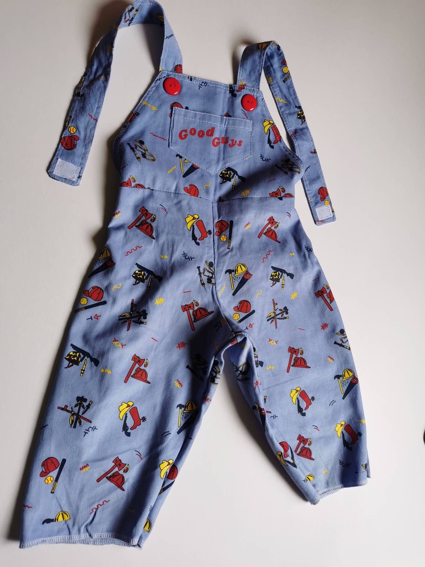 Chucky Overalls CP2 / Children's Playsuit 1990 / Chucky Clothing - Etsy