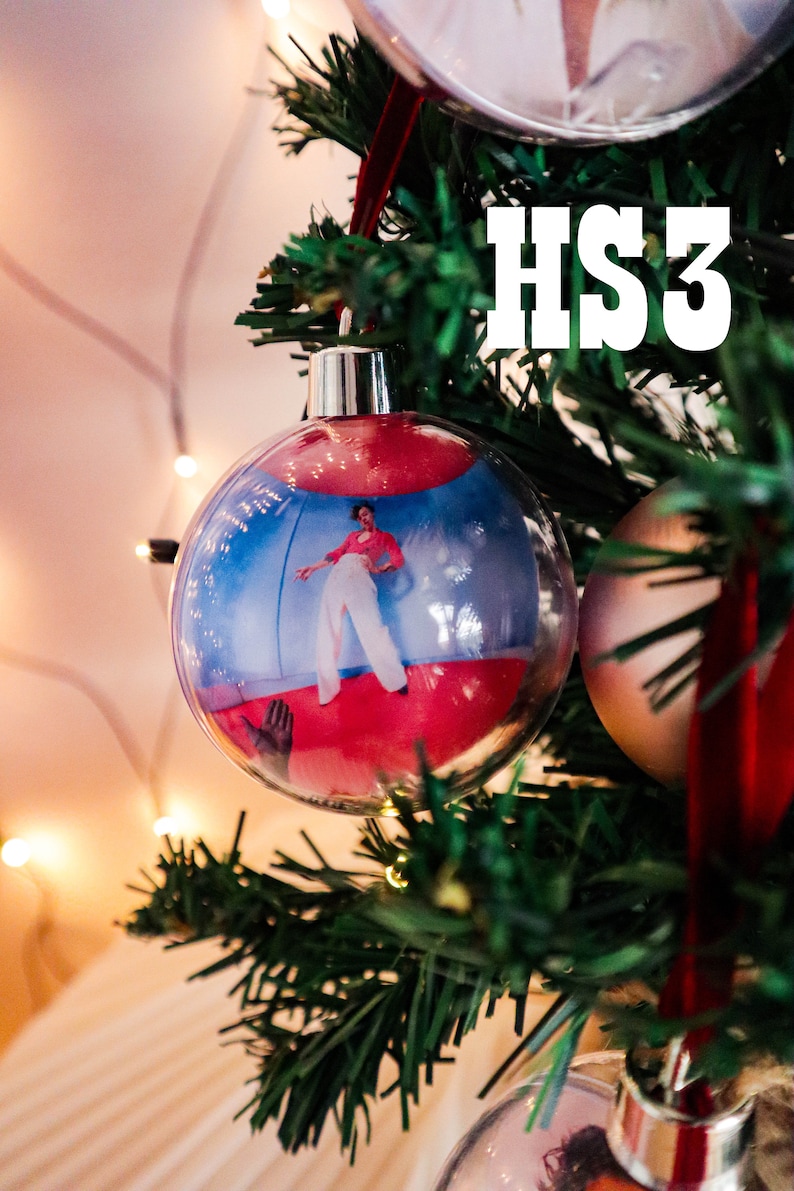 Harry Styles Christmas Ornaments Golden Music Video Photos Etsy