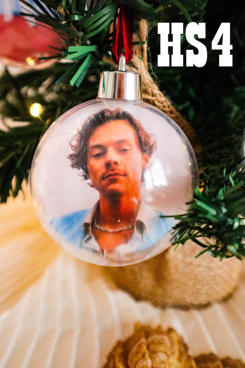 Harry Styles Christmas Ornaments Golden Music Video Photos Etsy