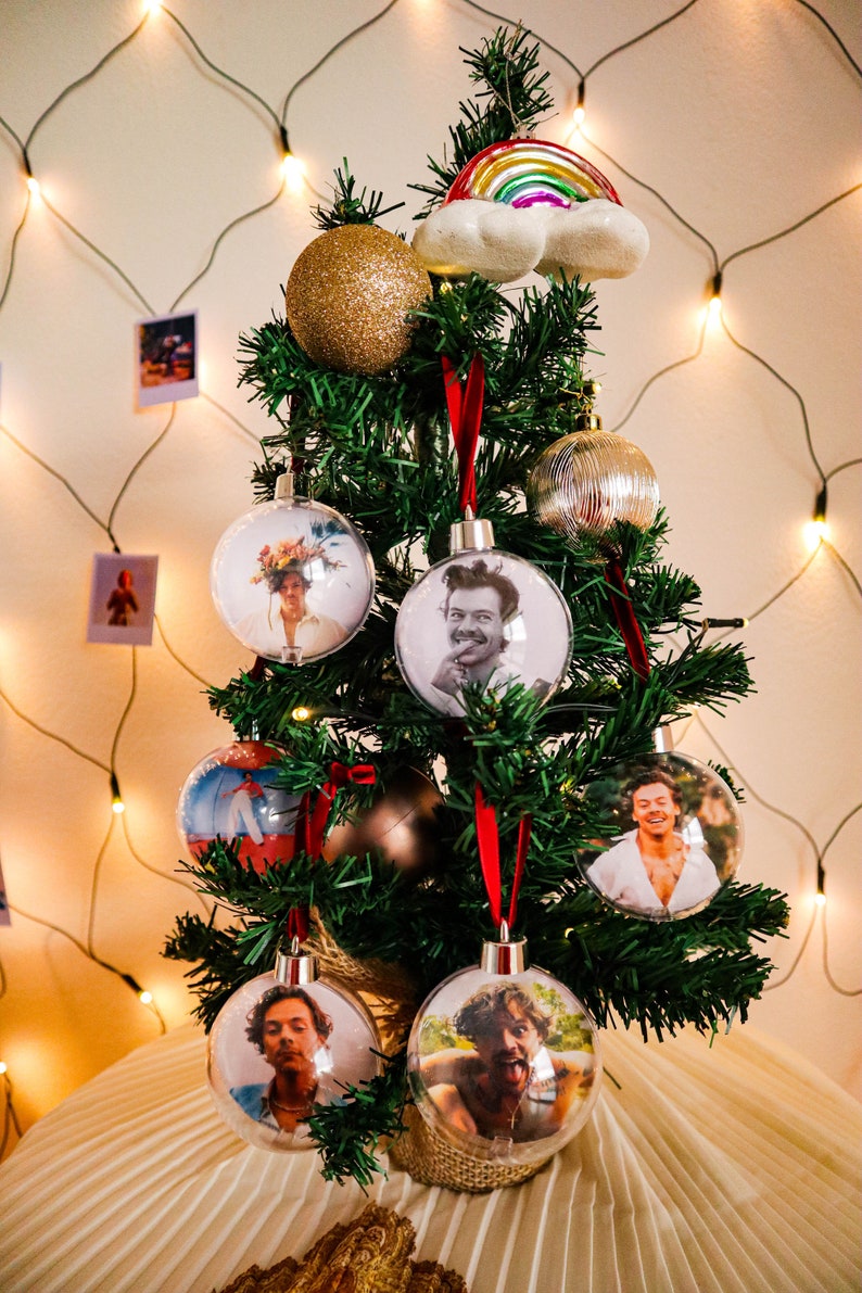 Harry Styles Christmas Ornaments Golden Music Video Photos Etsy UK