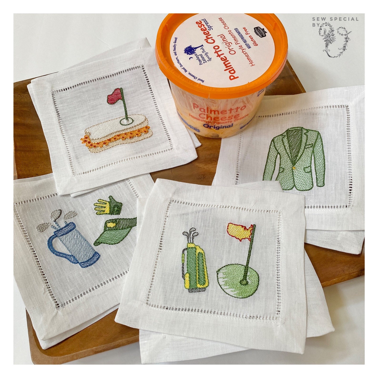 Golf theme Cocktail Napkins gift for golfer 19th hole gift Etsy