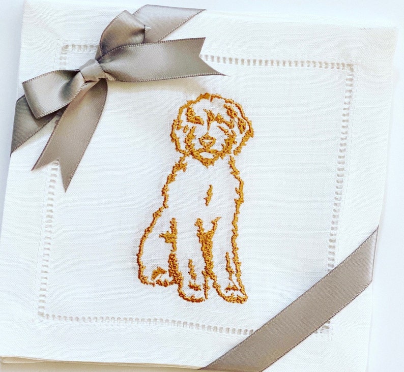 Goldendoodle Cocktail Napkins Etsy