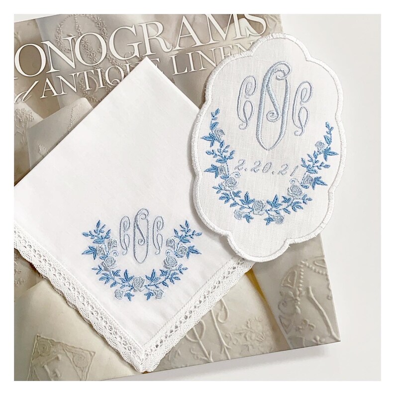 Wedding dress label something blue wedding keepsake
