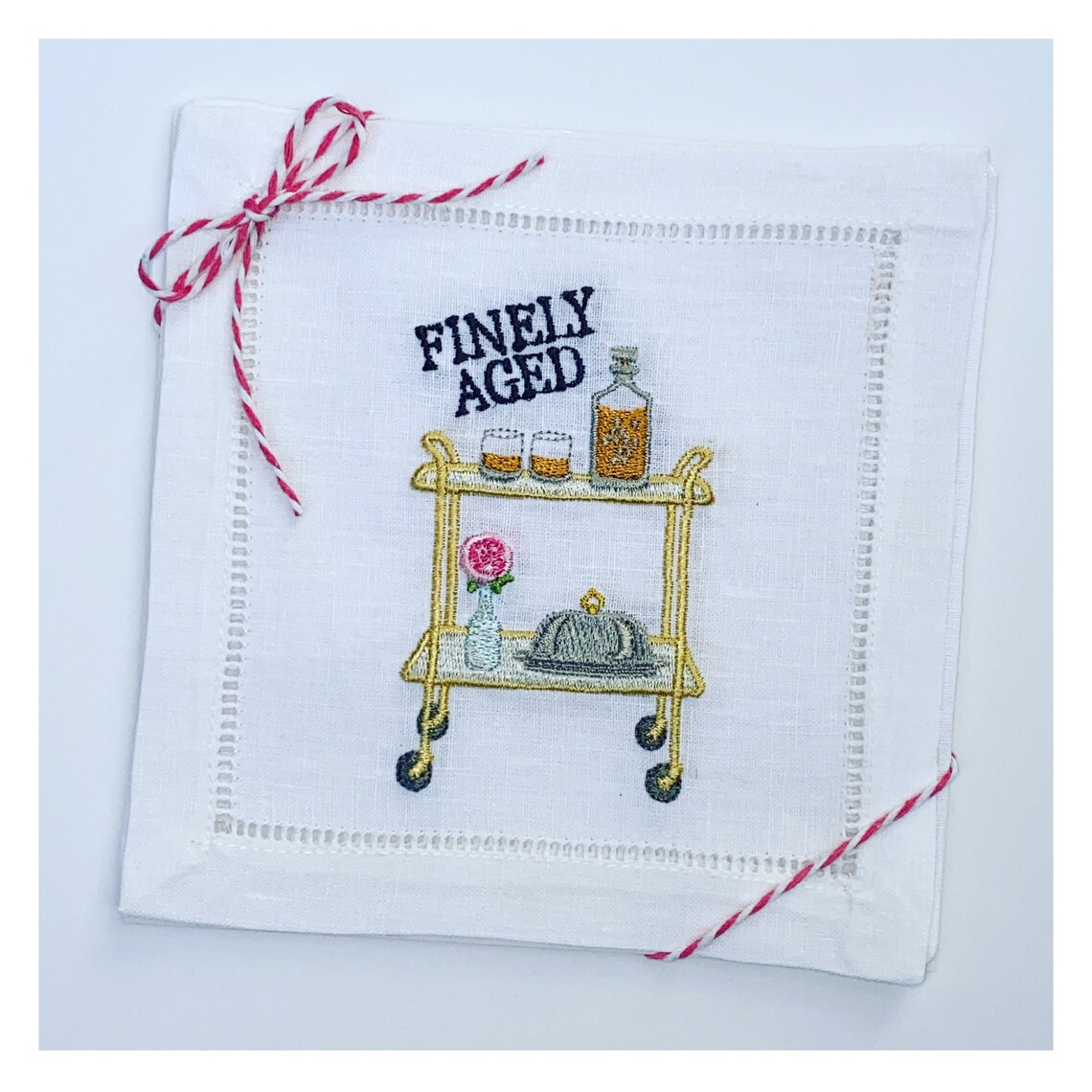 Bar cart fun Cocktail Napkins Etsy