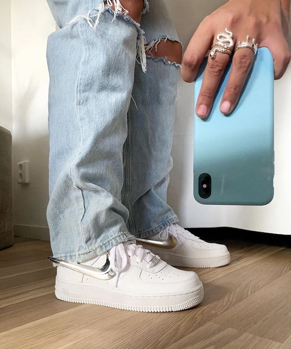 custom nike swoosh velcro