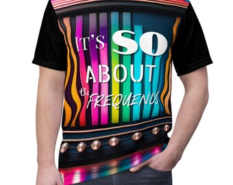 NewVibeDesigns Stylish Colorful High-Vibration T-Shirt It's SO About the Frequency