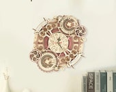 Robotime ROKR Zodiac Wall Clock Time Calendar 3D Wooden Puzzle Model Assembly