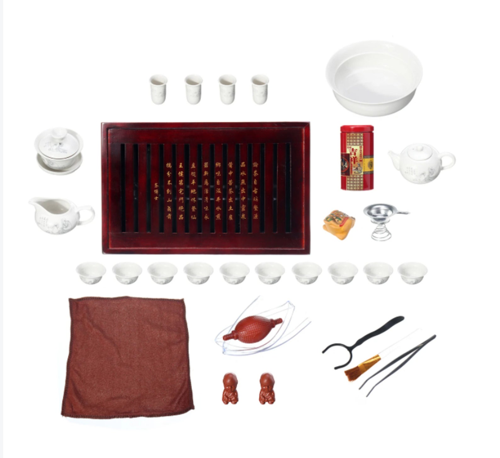 Traditional Chinese Teaware Tea Set Ceremony Ceramic Tea Pot Etsy