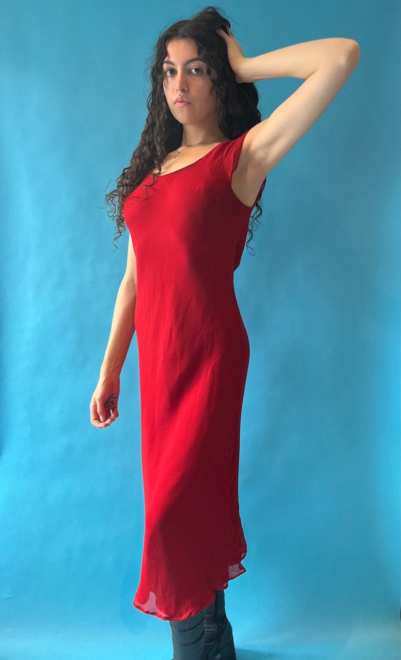 Vintage 1990s Hobbs Size M Classic Evening Dress in Red. - Etsy New Zealand
