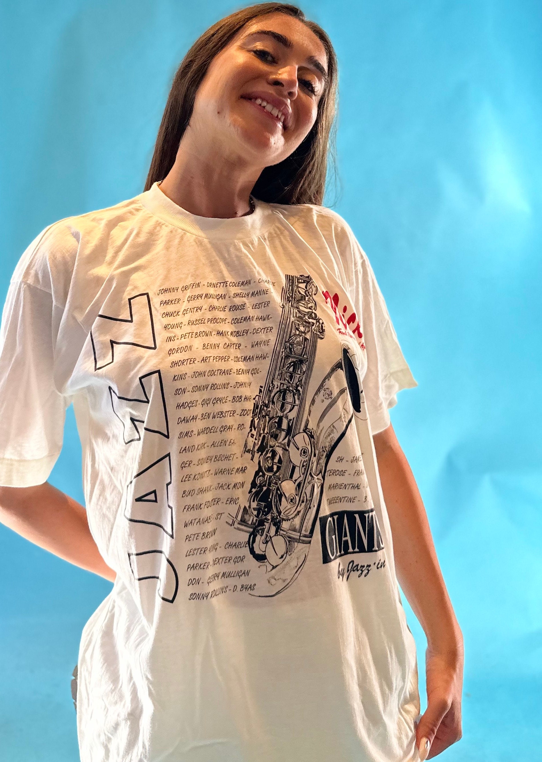 Jazz Giant White T-shirt.