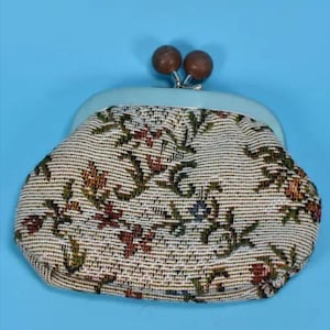 Vintage Floral Tapestry Purse