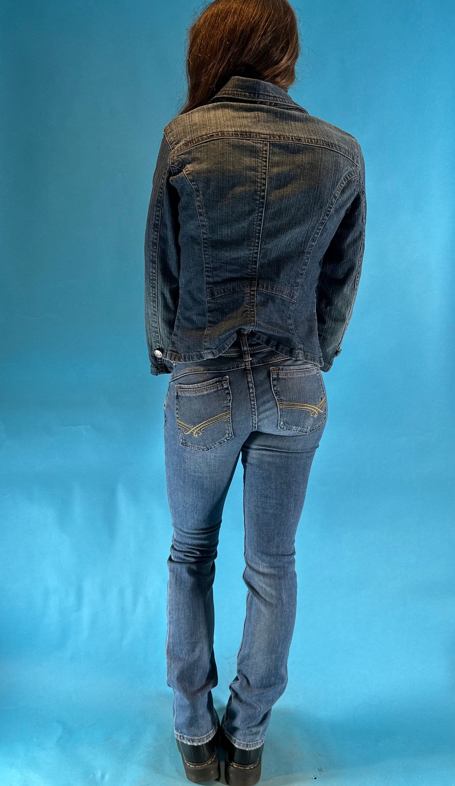 Vintage Y2K 2000s Denim Short Blazer Jacket. - Etsy
