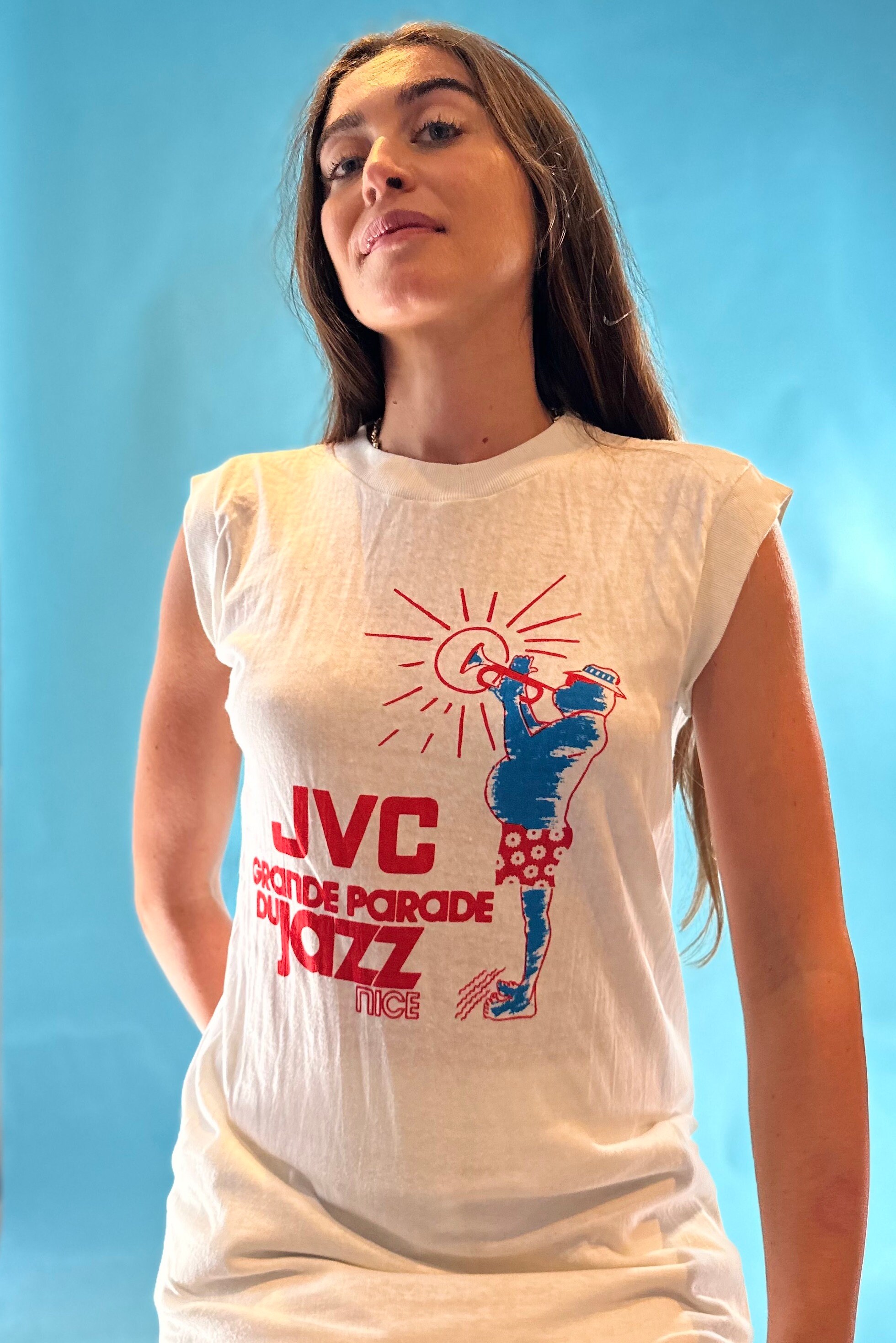 Vintage 80s Single Stitch 'JVC Jazz' White T-shirt - Etsy Vintage 80s Single Stitch 'JVC Jazz' White T-shirt - Etsy