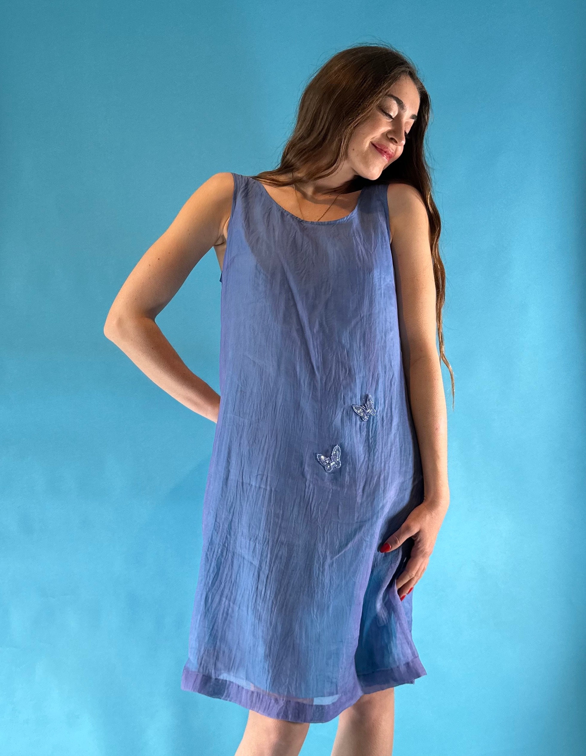 90s style dress up Butterfly Twirl Dress with Wings Size 3-4