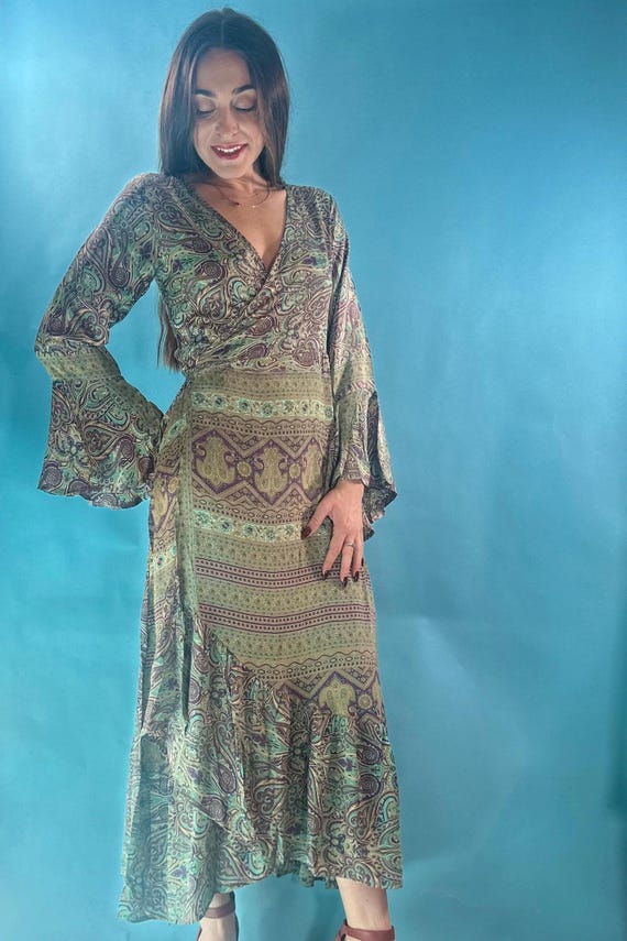 boho dress size 12 Our gorgeous Dawn Boho Dress looks so beautiful with our new Odelia Wrap  Cardi in green  Such a versatile piece you can wear all season round,  with a denim jacket, a