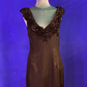 calvin klein chiffon double layer slip dress Vintage Calvin Klein Slip Dress