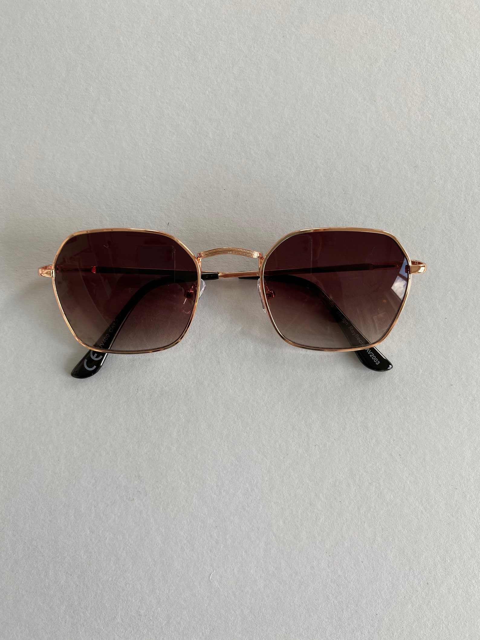 Vintage Aviator Style Sunglasses Classic Brown | Etsy