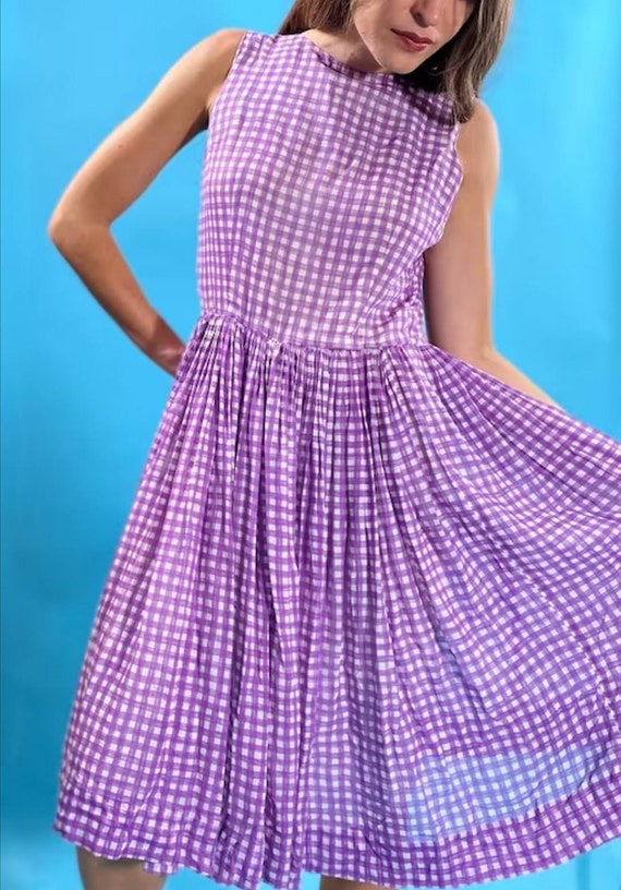 purple gingham summer dress Athletic Dress | Gingham Tennis Dress