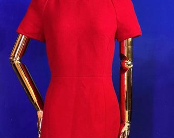 miss sixty red dress Miss Sixty M60 y2k Vintage Womens Wrap Style Red Dress Size 16? Sleeveless (B6)