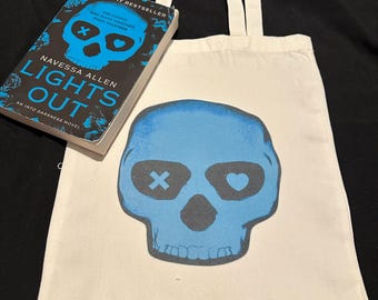 Lights Out Tote Bag - Joshs Maske, Geschenk für Bücherlieber