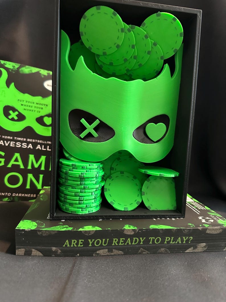 3D gedruckte Bücherecke - Dark Romance Shelf Insert, Bookish Art, Wandbehang Bild 6