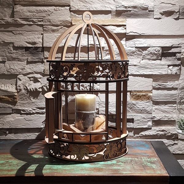 Cage Oiseaux en Bois