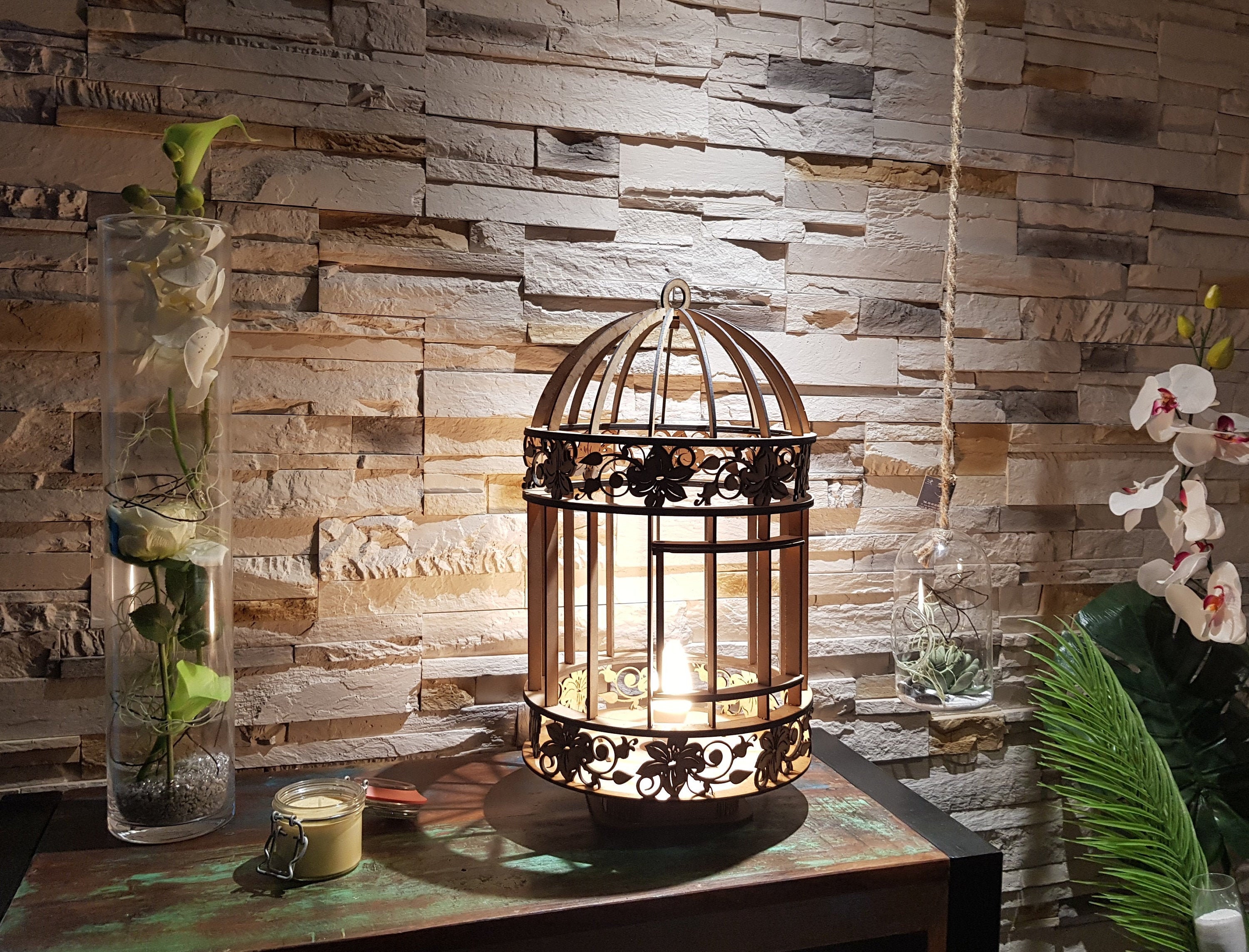 Lampe Cage Oiseaux